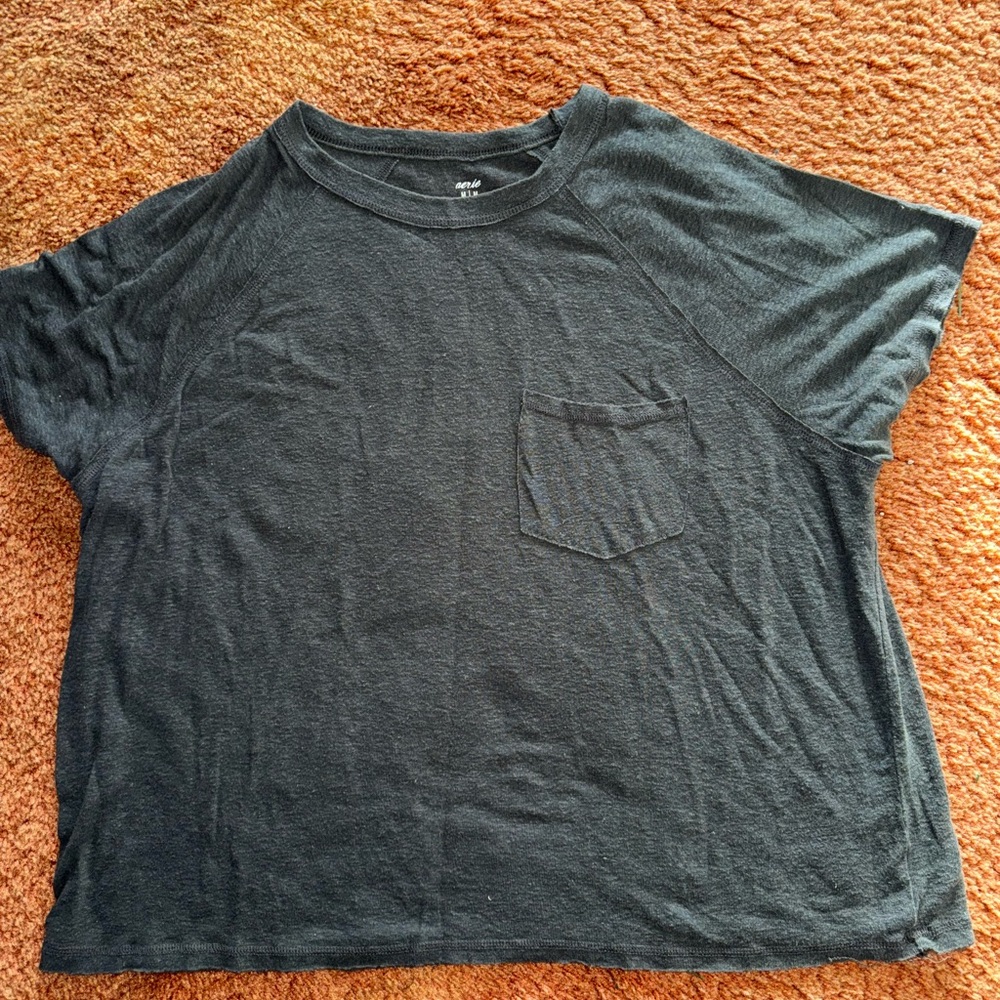 Basic Black Pocket Tee